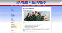 Desktop Screenshot of hansenshipping.de